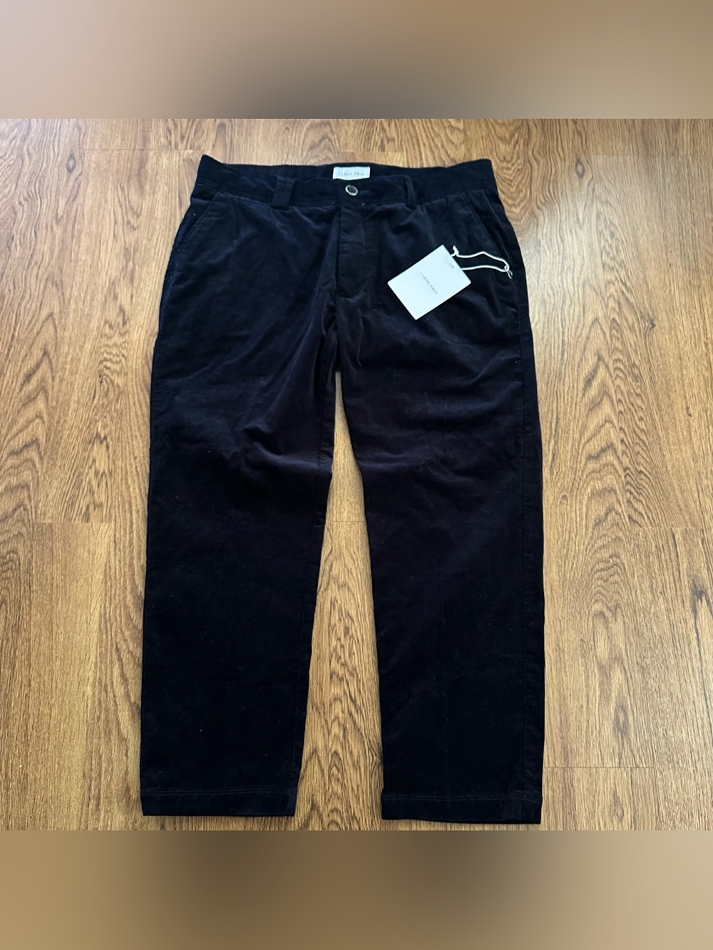 Men's Navy slim Kobe Corduroy Pants - Classic Straight Fit XL NWT cotton blend